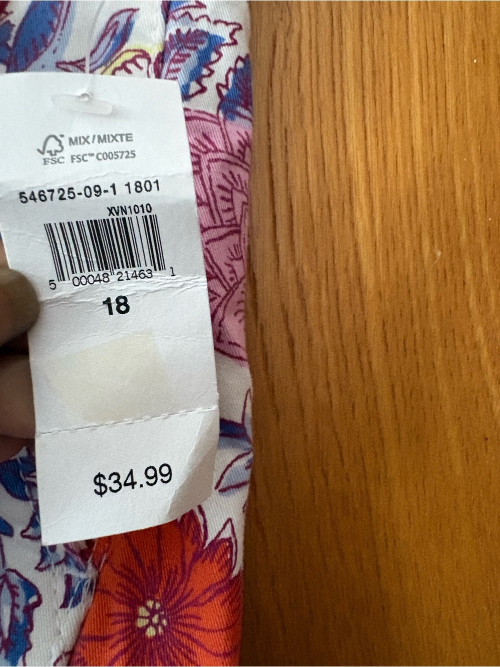 GAP Floral Print Women’s Cotton Shorts - White with Red & Purple Flowers 18 - Picture 3 of 8